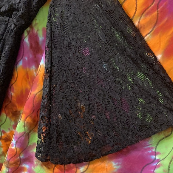 Rise of Dawn black lace romper, XS - Picture 2 of 5